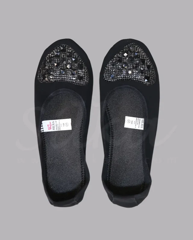 فروشگاه سیلکا - لباس راحتی 8 پاپوش زنانه نابقوک نگین ریز