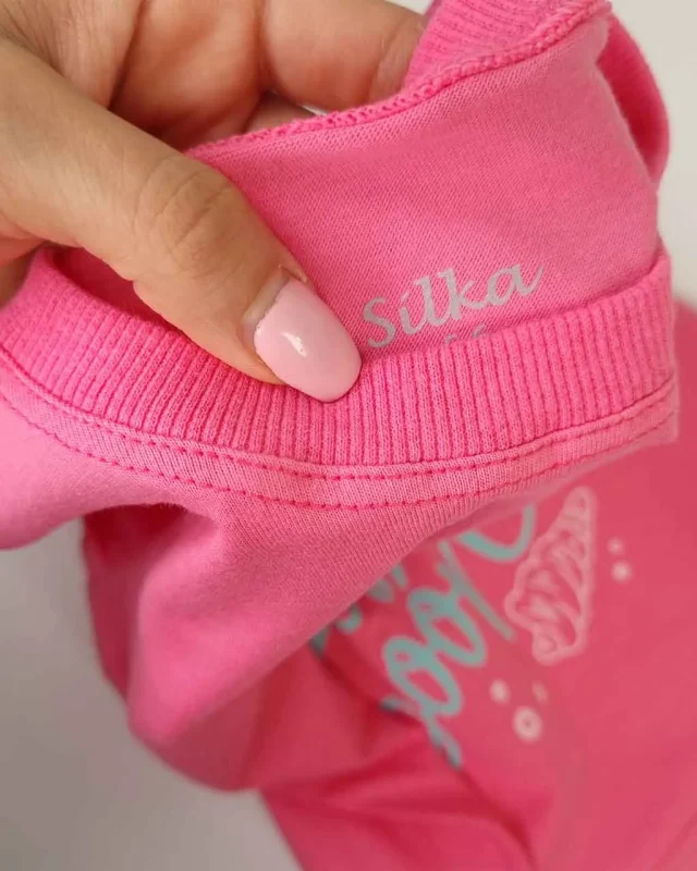 فروشگاه سیلکا - لباس راحتی 11 تیشرت نخی دخترانه soon سیلکا