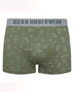 شورت مردانه نیم پا چاپی کش از رو طرح اعداد