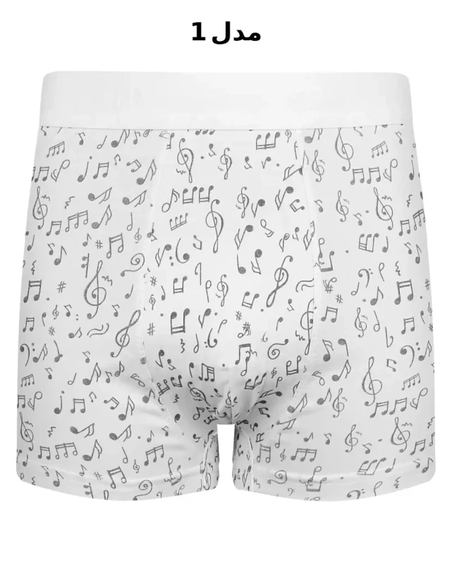 شورت مردانه نیم پا چاپی کش از رو طرح بردیا