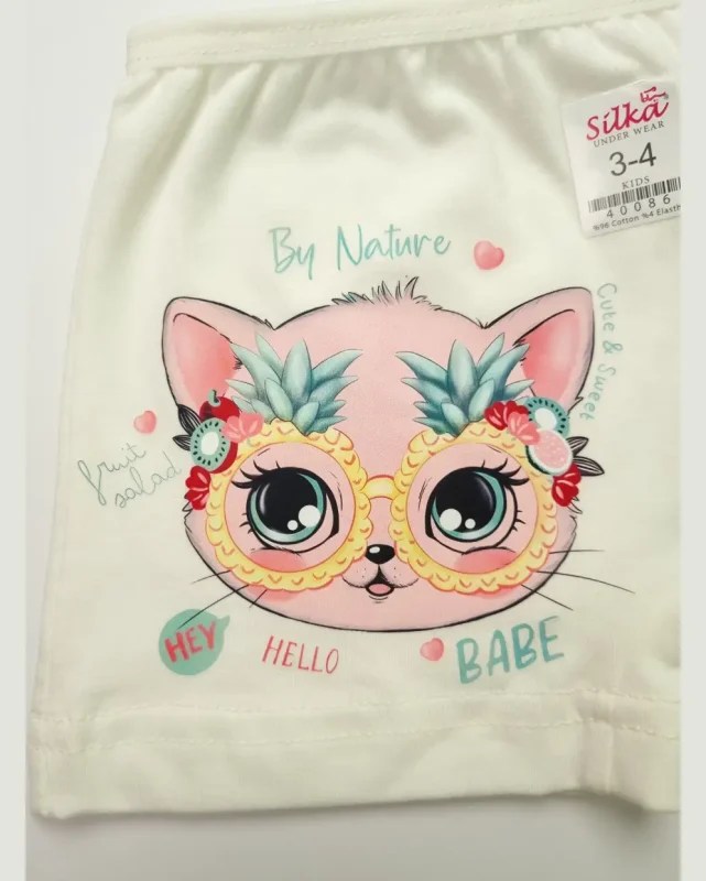 شورت پادار دخترانه کتی سیلکا