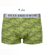 شورت مردانه نیم پا طرح ساتراپ سیلکا