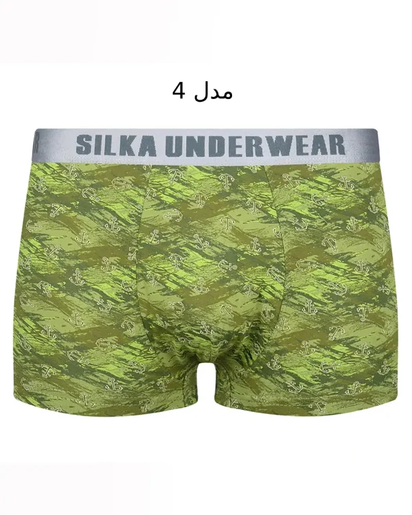شورت مردانه نیم پا طرح ساتراپ سیلکا