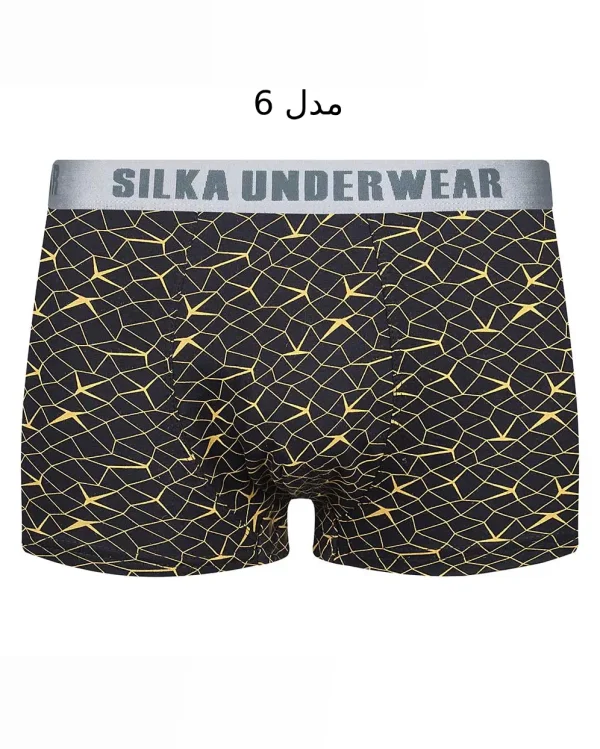 شورت مردانه نیم پا طرح ساتراپ سیلکا