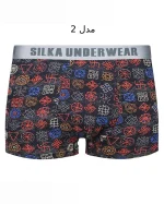 شورت مردانه نیم پا طرح ساتراپ سیلکا