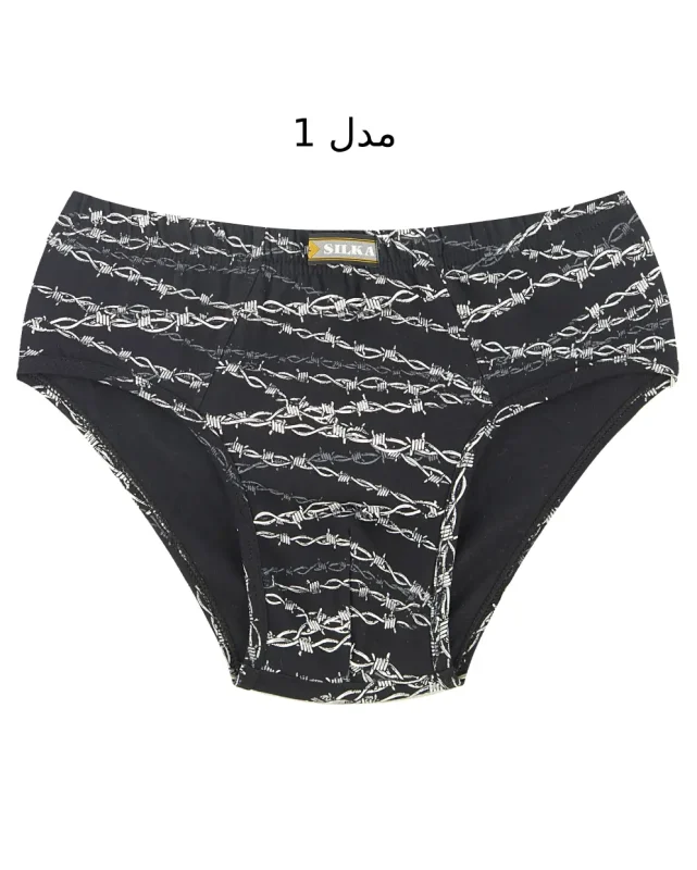 شورت مردانه اسلیپ طرح قلفتی آوات