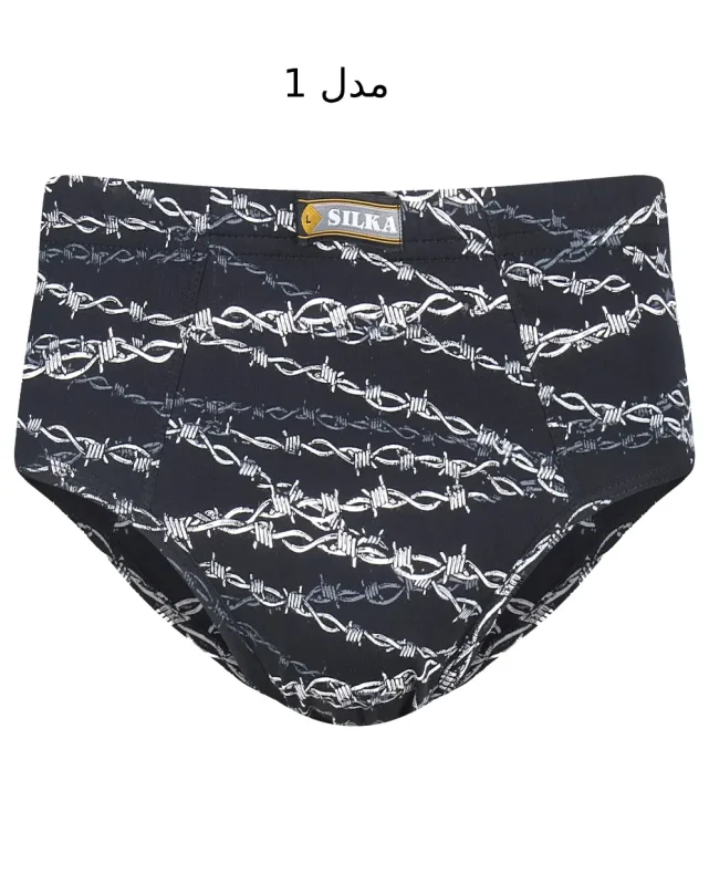 شورت مردانه اسلیپ طرح قلفتی آوات