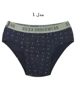 شورت مردانه اسلیپ طرح ساتراپ سیلکا