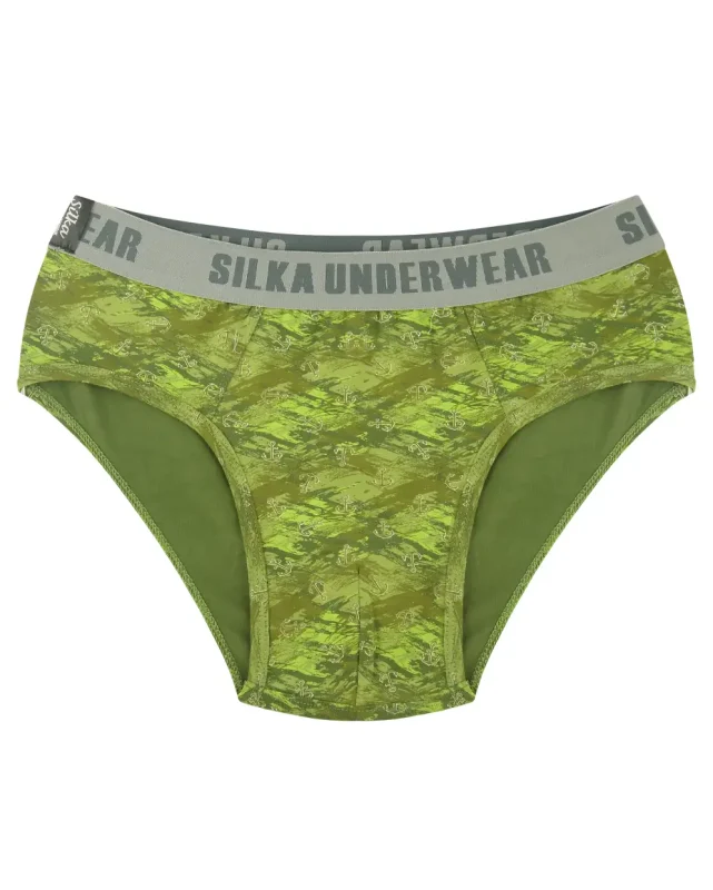 شورت مردانه اسلیپ طرح ساتراپ سیلکا