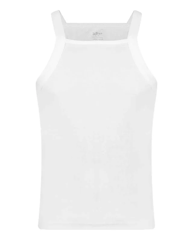 زیر پوش مردانه رکابی یقه خشتی اوت لت