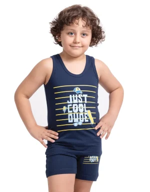 ست زیر پوش پسرانه پادار cap سیلکا