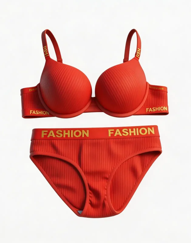 ست سوتین اسفنجی  کبریتی فنردار  fashion