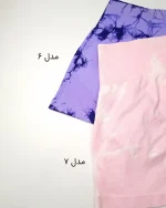 شورتک ورزشی آبرنگی زنانه - تصویر 6