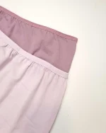شورت زنانه نخی پادار ساده سیلکا
