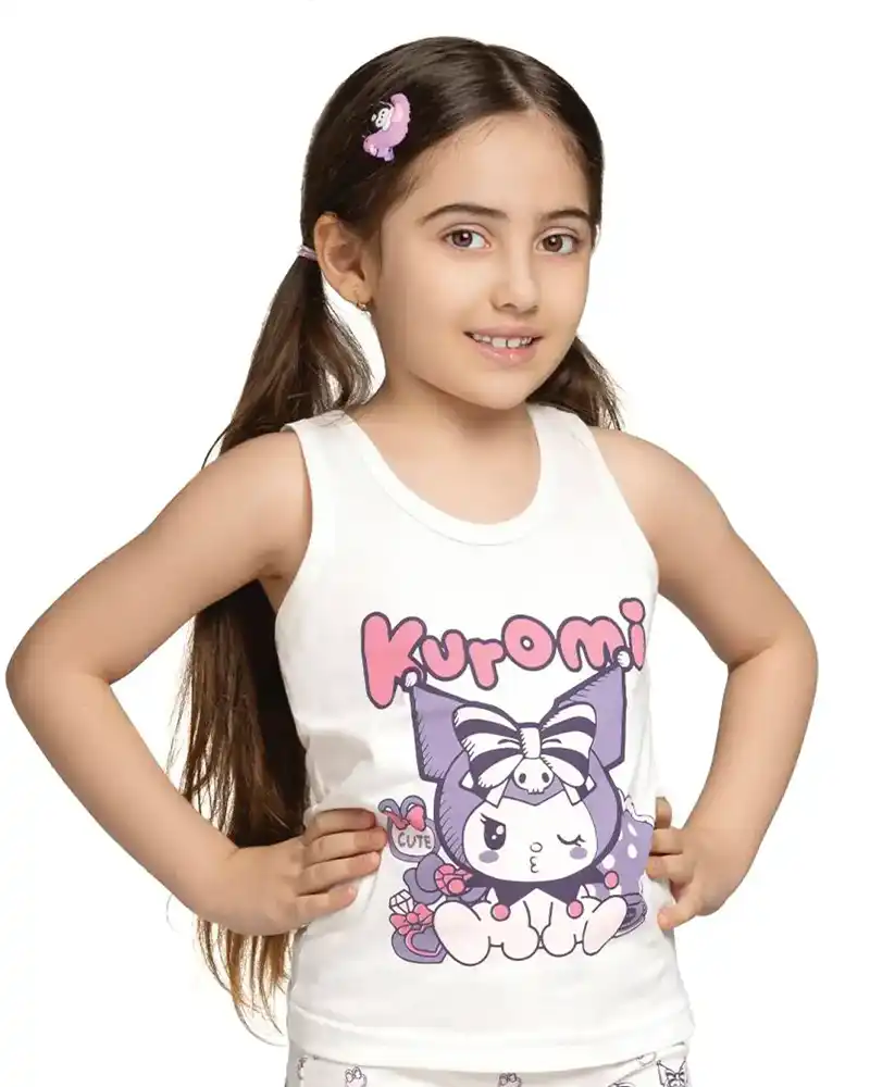 4 زیرپوش رکابی دخترانه کرومی اوت لت - تصویر 1