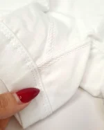 شورت مردانه نیم‌پا سفید سیلکا
