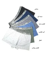 شورت مردانه نیم پا کش از رو طرح زریان سیلکا - تصویر 4