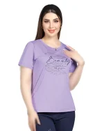 نیم آستین زنانه پر