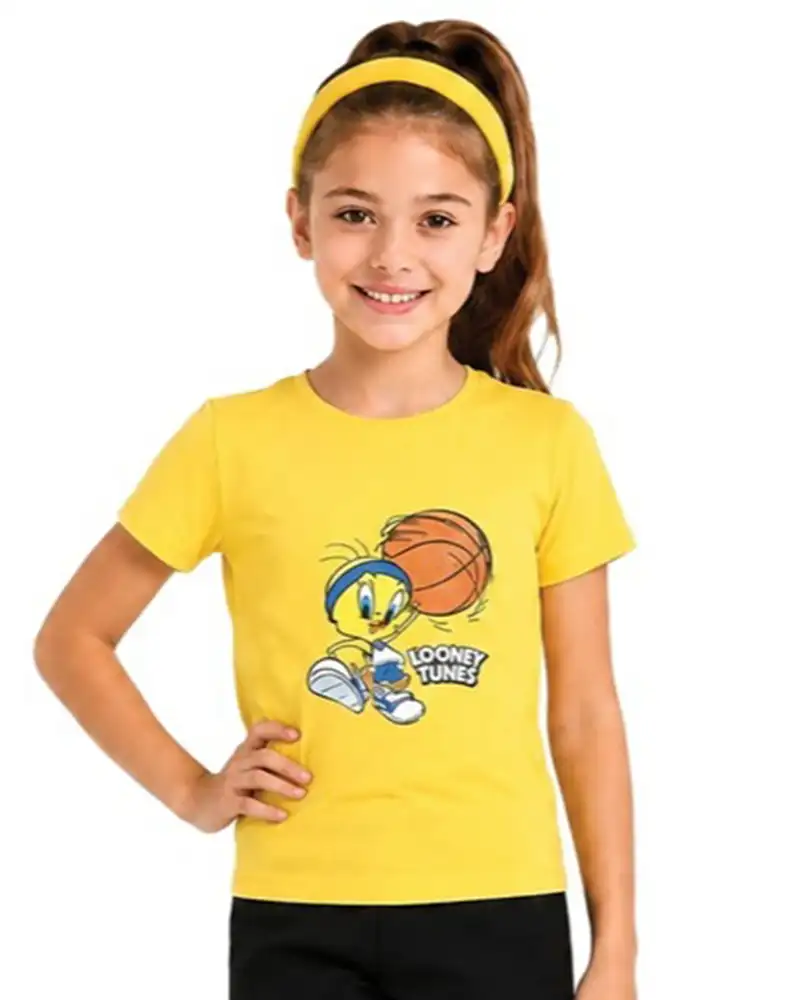 tshirt-twitty تیشرت دخترانه طرح تویتی سیلکا - تصویر 1